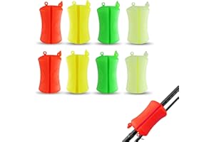 Divove Angeln Rutenschutz, Rutenhalter 8 Stück, Angelrutenhalter, Angelrute Schutz Befestigung, Gummi Angelzubehör, Rod Beam, Outdoor Supplies, Rutenauflage, Wiederverwendbare Angel Zubehör