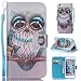 Produktbild Roreikes Apple iphone 6S Plus Hülle, iphone 6 Plus Case (5,5 Zoll), Hülle Muster Blume Strap Wallet Handschlaufe Cover Tasche Bunte Retro PU Leder Flip Case Handytasche Muster Schutz Hüllen im Bookstyle Handyhülle Ledertasche mit Stand Funktion Kartenfächer Magnetverschluss Magnet Etui Schale Schutzhüllen für Apple iphone 6S Plus / iphone 6 Plus (5,5 Zoll)