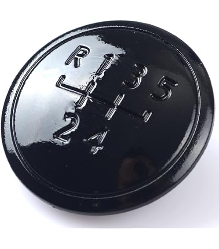 Volkswagen Transporter T5 6-Speed Gear Shift Knob – Genuine Style Emblem 7H0711144C