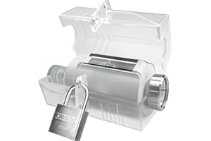 SHUOKANG Heizkörperthermostat Schutzabdeckung mit Schloss Upgrade,Thermostat Sensoren, Universelle Intelligente Heizkörperregler-Schutzbox, mehr Platz, zusätzliche Clips, für AVM FRITZ, Honeywell Home, Danfoss