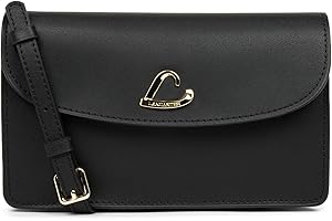 LANCASTER Sac porte travers Ref 48159 Noir 20 * 12 * 4