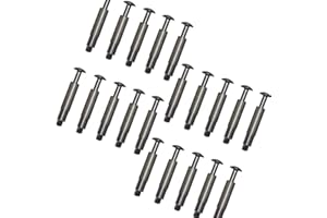 PISCIHOGAR VIDA PARA TU HOGAR PisciHogar Tornillo de Anclaje para Lona, cobertor de Piscina. 100% INOX (Acero-Aluminio) y escamoteable MONOBLOC. Pack de: (20 Uds)