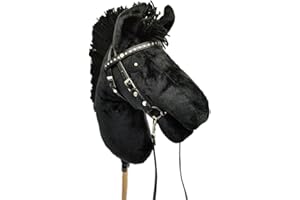KHT ARIA SHOP Cheval en peluche, jouet de sport, hobby Horse, sport tendance, exercices de dressage, équitation sans cheval, hobby fabriqué à la main, taille DIN A4