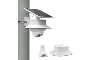 HOLACA Uchwyt masztu kompatybilny z eufy Security SoloCam E30/E42 i eufy Security 4G LTE Cam S330, osłona kamery + uchwyt masztu