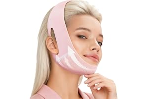 Ceriselle Doppelkinn Entferner, V-Line Lifting Mask & hakband för sömn, ansiktslyft och käktränare för män och kvinnor