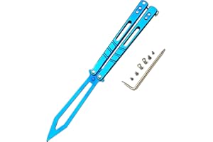 MARCOLO Trainer mit Sure-Federriegel für Training und Praxis, 100% Sicherheit, robust und langlebig, aus Edelstahl für CS GO Training (Blue)