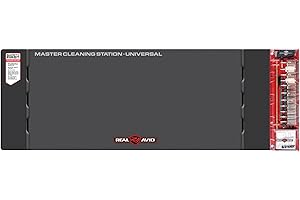 Real Avid Master Cleaning Station-Universal (Handgun, Rifle & Shotgun), Stazione di Pulizia Unisex-Adulto, Nero/Rosso, No Size