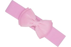 Ro Rox Vera Sash Belt for Women - 1950s Vintage Style Satin Bow Belt - Wide Elasticated Belt for Women - Waistband with Snap Button Closure - Classic Wide Belt for Dress, Coat & Shirt