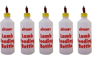 Ritchey 500ml Lamb Feeding Bottle With Red Teat Multibuy - 5x