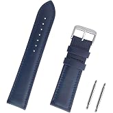 Lacivert Hakiki Deri Saat Kordonu Kayış 18-20-22-24mm