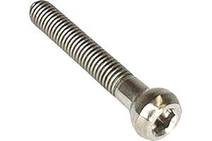 F26 - Tornillos con cabeza esférica, titanio, para tija del sillín, M5