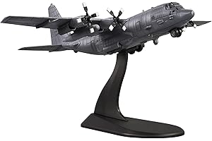 HANGOU 1/200 AC-130 Fighter Attack Plane Metal Fighter Military Model Fairchild Republic Diecast Plane Model for Commemorate Collection or Gift