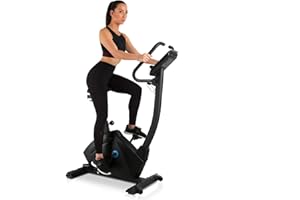 CAPITAL SPORTS Evo Track - Vélo d'entraînement avec Ordinateur, Bluetooth, 32 Niveaux, Intégration d'application, Volant d'inertie de 15 kg