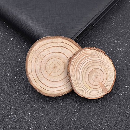 Runde Hölzerne Untersetzer Coaster Tee Kaffee Haferl 10 Stück (Dia 5-7cm) - 4