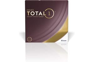 Dailies Total 1 Lentes de contacto de reemplazo diario, Pack de 90 , R 8.5 mm, D 14.1 mm, -1.75 Diopt