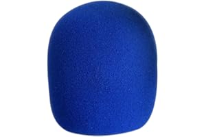 Bodhi2000 5 Pack Microphone Sponge Cover Foam Ball-Type Mic Windscreen (Blue)