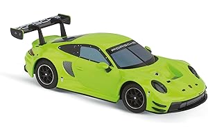 Carrera Hybrid I Porsche 911 GT3 R Greeno I Maßstab 1:50 I Front- und Rücklichter I Bis zu 30 Minuten Rennaction I USB-C-Aufladung in 20 Minuten I Mobile App-Steuerung für maximales Fahrvergnügen