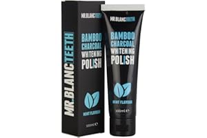 Mr Blanc Teeth Bamboo Charcoal Polish - Natural Teeth Whitening Polish