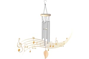 JOYAN Carillons Éoliens Extérieurs Tube en Aluminium Carillon à Vent Musical pour Jardin Patio Porche Balcon Décor Maison Intérieur Cadeau
