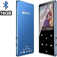 MP3 Player, BENJIE 16GB 2.4" MP3 Bluetooth HiFi Verlustfreier Sound Musikspieler, FM Radio, Voice Recorder mit…