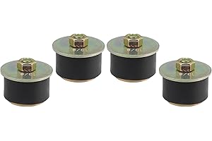 X AUTOHAUX 4pcs Car Rubber Expansion Freeze Plug Fit 1-3/8" to 1-1/2" 34mm-38mm