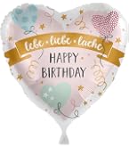 Amscin Happy Birthday Dinosaurier Folienballon – Bunte Partydekoration Für Kindergeburtstage