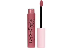 NYX Professional Makeup Rouge à Lèvres Liquide Mat Lip Lingerie XXL, Longue Tenue, Formule Vegan, Sans transfert, Teinte : Flaunt It (04)