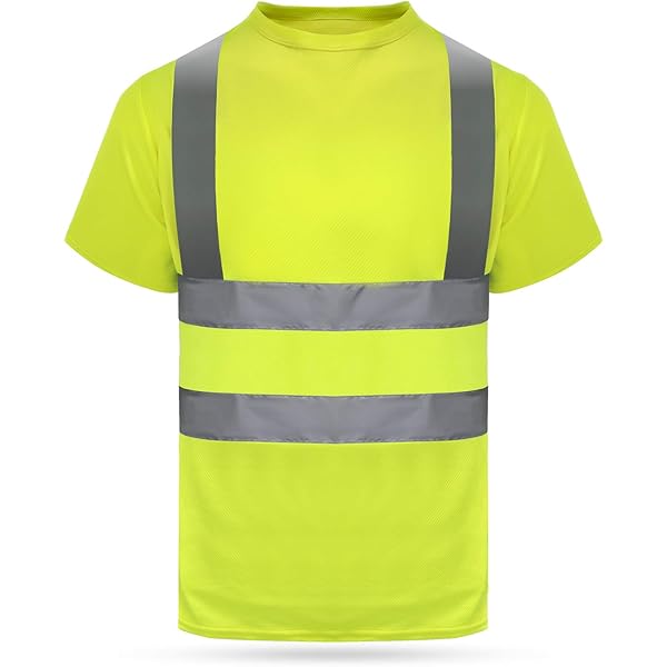 Camiseta Alta Visibilidad Hombre Camiseta De Seguridad Alta