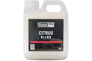 ValetPRO Citrus Bling Multi Use Exterior Car Cleaner, Clay Lube, Quick Detailer, Drying Aid, Gloss Enhancer, Wheel Cleaner, Paint Cleaner, Chrome/Mirror Shiner – 1 Litre