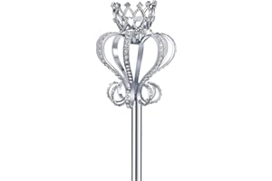 GlSAKE Queen King Costume Sceptre Princess Wand Fairy Wand Magic Wands Role Play Dress-up Party Prom Cosplay Sceptre For Adults