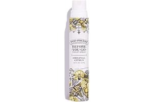 Poo-Pourri Before-You-Go spray toaletowy, oryginalny cytrus, rozmiar podróżny 10 ml – cytryna, bergamotka i trawa cytrynowa, 0,34 l Oz (1 opakowanie)