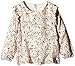 Carrément Beau Baby Girls Fully Printed Crew Neck Long sleeve Shirt -  Beige- 24 Months