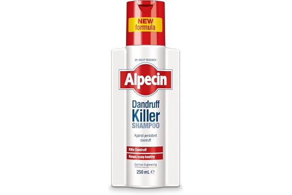 Alpecin Dandruff Killer Shampooing Antipelliculaire 250ml | Élimine et Prévient Efficacement les Pellicules