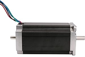 DE-SHIP FREE 1PC 23HS2442B Nema23 silnik krokowy 112 mm 425oz-in 4,2 A okrągły podwójny trzpień Φ8 mm Bipolar 1.8° CNC OEM ACT MOTOR GmbH