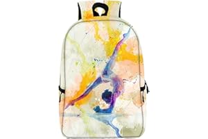 Chaorwe Mochila con Estampado De Gimnasia Rítmica para Adolescentes Niñas, Niños Mochilas Escolares Regalo De Cumpleaños, Bolso De Viaje para Mujeres, Bolso De Hombro Mochila Informal
