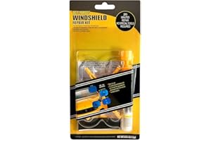 YXN Upgrade Windshield Repair Kit, Windshield Crack Repair Tools Kit for Fixing Auto Glass Windshield Crack Chips, Cracks, Bulls-Eye, Spider Web, Star-Shaped, Half-Moon Crescents