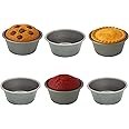 Samuel Groves 6X Muffin Mince Pie Cupcake Cups, Individual, Superior Double Coated Non Stick, Suitible for Air Fyers Made in England