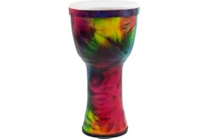 World Rhythm Djembe aus PVC, 20,3 cm, regenbogenfarben