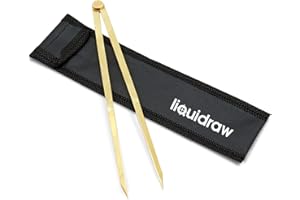 Compas de navigation Liquidraw en laiton massif 20 cm