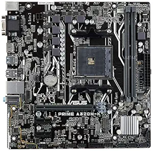 ASUS Prime A320M-K AM4 uATX Motherboard With LED lighting DDR4 32Gb/s M.2 HDMI SATA 6Gb/s USB 3.0