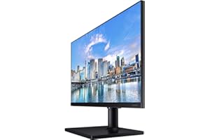 Samsung Ecran PC Professionnel 24'' Série T45F Noir, Dalle IPS, Full HD (1920x1080), HDMI, Display Port, USB, Pied Has et Fonction Pivot