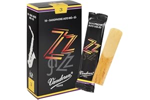 Vandoren ZZ Alto Saxophone Reeds - Box of 10 - Strength 3