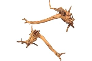 GREAT-FYL Decoración para acuario Great Fyl, para acuario, decoración de raíces de madera muerta, 10-15cm, Random Shape, 1