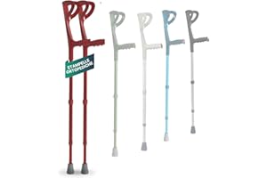 REMEDIA ONE - Stampelle Ortopediche Regolabili in Altezza