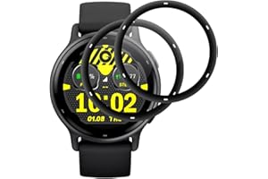IQShield Protector de Pantalla para Garmin Vivoactive 5 Cristal Templado, Cobertura Completa, Sensible al Tacto, Sin Burbujas, Anti-Rayaduras, Vidrio Templado para Garmin Vivoactive 5-2 Piezas