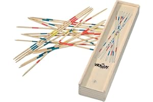 WOODY MIKADO HOLZ SPIEL 30cm in HOLZKISTE Holzspielzeug Kinderland