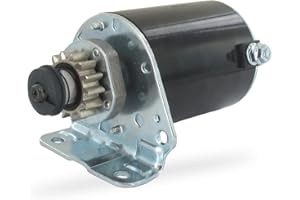 GREENSTAR - Démarreur Électrique 14 Dents pour Moteurs BRIGGS & STRATTON de Forte Puissance - Remplace 593934, 693551 - Pignon Métal avec Noix de Lanceur - Dimensions 0.245 m x 0.180 m x 0.185 m