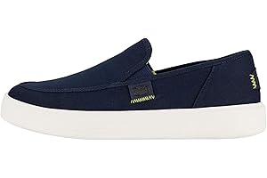 HEYDUDE Sunapee Canvas - Chaussures pour Hommes - Baskets avec Semelles Confortables - Style Mocassin