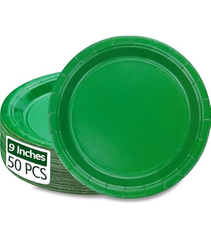 Gudvilla 168pcs Sage Green Paper Plates Disposable Party Supplies Serve 24 For Sage Green And Silver Birthday Wedding Baby Shower Party Decorations