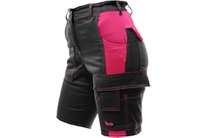 strongAnt Damen Arbeitsshorts Stretch Kurze Arbeitshose mit Cargo Taschen Outdoor